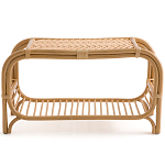 Скамья для прихожей из стеблей ротанга Willa Rattan Bench варинант исполнения - 3 | Loft Concept в Краснодаре