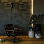 Гипсовая 3D Панель M-08 варинант исполнения - 2 | Loft Concept в Краснодаре