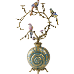 Бронзовый подсвечник Птичий рай Flora варинант исполнения - 1 | Loft Concept в Краснодаре