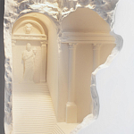 Встраиваемый в стену гипсовый светильник под покраску в античном стиле Antiquity Athena варинант исполнения - 9 | Loft Concept в Краснодаре