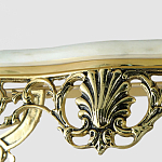 Консоль из бронзы с мраморной столешницей Bronze De Console варинант исполнения - 1 | Loft Concept в Краснодаре