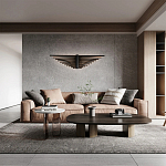 Люстра подвесная в форме веера из чёрного металла Black Solace  варинант исполнения - 2 | Loft Concept в Краснодаре