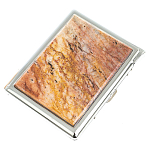 Портсигар на 10 сигарет с газовой зажигалкой из натурального камня Авантюрин Stone Cigarettes Cases варинант исполнения - 1 | Loft Concept в Краснодаре