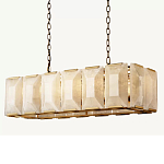 Люстра с абажуром из прямоугольных мраморных панелей Calling to Shine варинант исполнения - 3 | Loft Concept в Краснодаре