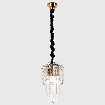 Подвесной хрустальный светильник Harmonica Crystal Gold Hanging Lamp варинант исполнения - 2 | Loft Concept в Краснодаре