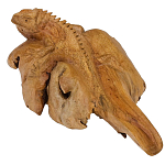 Статуэтка из дерева игуана Animals of the World варинант исполнения - 4 | Loft Concept в Краснодаре