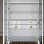 Дизайнерский шкаф витрина Elsa Dreams White с 4-мя ящиками варинант исполнения - 6 | Loft Concept в Краснодаре