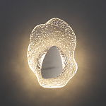 Бра с рельефным волнообразным стеклянным плафоном и вставкой из мрамора Liquid Stone варинант исполнения - 9 | Loft Concept в Краснодаре