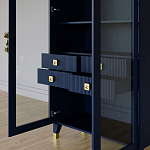 Дизайнерский шкаф витрина Elsa Dreams Blue с 4-мя ящиками варинант исполнения - 8 | Loft Concept в Краснодаре