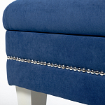 Мягкая банкетка с зоной для хранения Casket Blue варинант исполнения - 3 | Loft Concept в Краснодаре