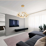 Люстра подвесная с 6-ю круглыми светодиодными лампами Catcher варинант исполнения - 2 | Loft Concept в Краснодаре