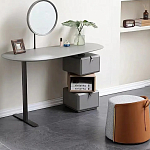 Консоль с зеркалом и  3-мя вращающимися ящиками Eloida варинант исполнения - 5 | Loft Concept в Краснодаре