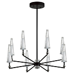 Люстра с прозрачными плафонами из стекла Umbrella варинант исполнения - 1 | Loft Concept в Краснодаре