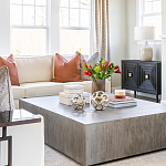 Тумба черная из дерева двухдверная Geometric Double Door Nightstand варинант исполнения - 6 | Loft Concept в Краснодаре