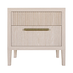 Прикроватная Тумбочка Primo с двумя ящиками Светлый дуб варинант исполнения - 7 | Loft Concept в Краснодаре