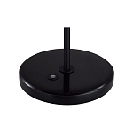 Настольная лампа черного цвета с круглым основанием и длинным прямым плафоном Trumpet tube варинант исполнения - 3 | Loft Concept в Краснодаре