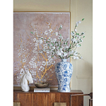 Ваза фарфоровая высокая с синими цветочными мотивами Independence варинант исполнения - 4 | Loft Concept в Краснодаре