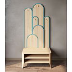 Вешалка «Байома» варинант исполнения - 1 | Loft Concept в Краснодаре