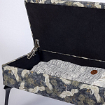 Банкетка с принтом из журавлей Crane варинант исполнения - 5 | Loft Concept в Краснодаре