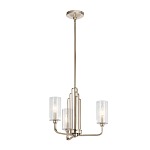  Люстра с прозрачными рифлеными цилиндрическими плафонами Kichler варинант исполнения - 9 | Loft Concept в Краснодаре