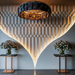 Гипсовая 3D Панель CRYSTAL SYMPHONY A варинант исполнения - 1 | Loft Concept в Краснодаре