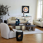 Приставной столик черного цвета AMORPHOUS варинант исполнения - 4 | Loft Concept в Краснодаре