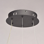 Люстра с двумя кольцами черного цвета с хрустальными элементами QUARTZ CRYSTAL варинант исполнения - 15 | Loft Concept в Краснодаре