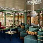 Обои ручная роспись The Plain of Musashi Original colourway on painted Xuan paper with gold ombre варинант исполнения - 1 | Loft Concept в Краснодаре