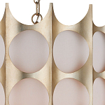 Подвесной светильник в форме цилиндра с фактурным серебряным каркасом и тканевым абажуром Silver Honeycomb варинант исполнения - 2 | Loft Concept в Краснодаре