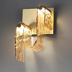 Бра волнистой формы из фактурного стекла Wave варинант исполнения - 7 | Loft Concept в Краснодаре