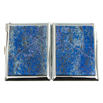 Портсигар с газовой зажигалкой из натурального камня Лазурит Stone Cigarettes Cases варинант исполнения - 9 | Loft Concept в Краснодаре