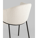 Стул Brace букле белый варинант исполнения - 3 | Loft Concept в Краснодаре