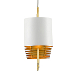 Люстра прямоугольная с белыми цилиндрическими абажурами White Ribbon варинант исполнения - 1 | Loft Concept в Краснодаре