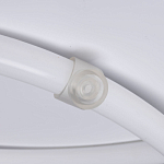 Люстра белого цвета с тремя изогнутыми светодиоидными плафонами Luke Lampco Tracer Lamp варинант исполнения - 6 | Loft Concept в Краснодаре