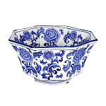 Чаша белая с синим цветочным узором Chino Dishes варинант исполнения - 1 | Loft Concept в Краснодаре