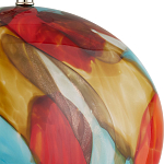 Настольная лампа разноцветная с овальным тканевым абажуром Abstraction варинант исполнения - 1 | Loft Concept в Краснодаре