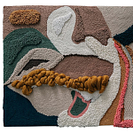 Тканый вручную текстильный гобелен Orchid варинант исполнения - 3 | Loft Concept в Краснодаре