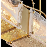 Люстра прямоугольная из фактурного стекла Chandelier Beam варинант исполнения - 1 | Loft Concept в Краснодаре