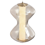 Бра светодиодное с стеклянным волнообразным плафоном Amphora of Light варинант исполнения - 4 | Loft Concept в Краснодаре