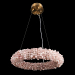 Люстра кольцевая с частичками натурального горного хрусталя Crystal Shimmer варинант исполнения - 3 | Loft Concept в Краснодаре
