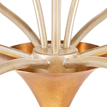 Люстра с плафонами в виде цветов Golden Bird of Paradise варинант исполнения - 2 | Loft Concept в Краснодаре