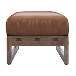 Банкетка Duncan винтажная коричневая кожа варинант исполнения - 2 | Loft Concept в Краснодаре