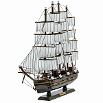 Декоративная модель деревянного тёмно-коричневого парусника в подарочной упаковке With The low варинант исполнения - 3 | Loft Concept в Краснодаре