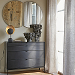 Комод из металла и кожи Guarin Chest of Drawers варинант исполнения - 6 | Loft Concept в Краснодаре