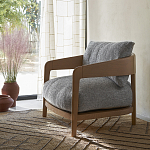 Кресло с каркасом из массива ясеня Deniaud Ash Grey Armchair варинант исполнения - 13 | Loft Concept в Краснодаре