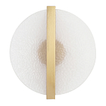 Бра с белым матовым стеклянным плафоном круглой формы Soft Glow Harmony варинант исполнения - 1 | Loft Concept в Краснодаре