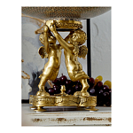 Чаша фарфоровая на двух бронзовых ангелах Eden Garden варинант исполнения - 5 | Loft Concept в Краснодаре