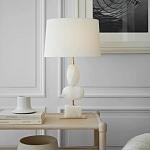 Настольная лампа на фигурном мраморном основании Conundrum варинант исполнения - 2 | Loft Concept в Краснодаре