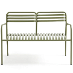Скамья из алюминия Mack Metal Bench Green варинант исполнения - 2 | Loft Concept в Краснодаре