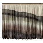 Пейзаж из нитей Макраме Wall decor Black and White Landscape варинант исполнения - 5 | Loft Concept в Краснодаре